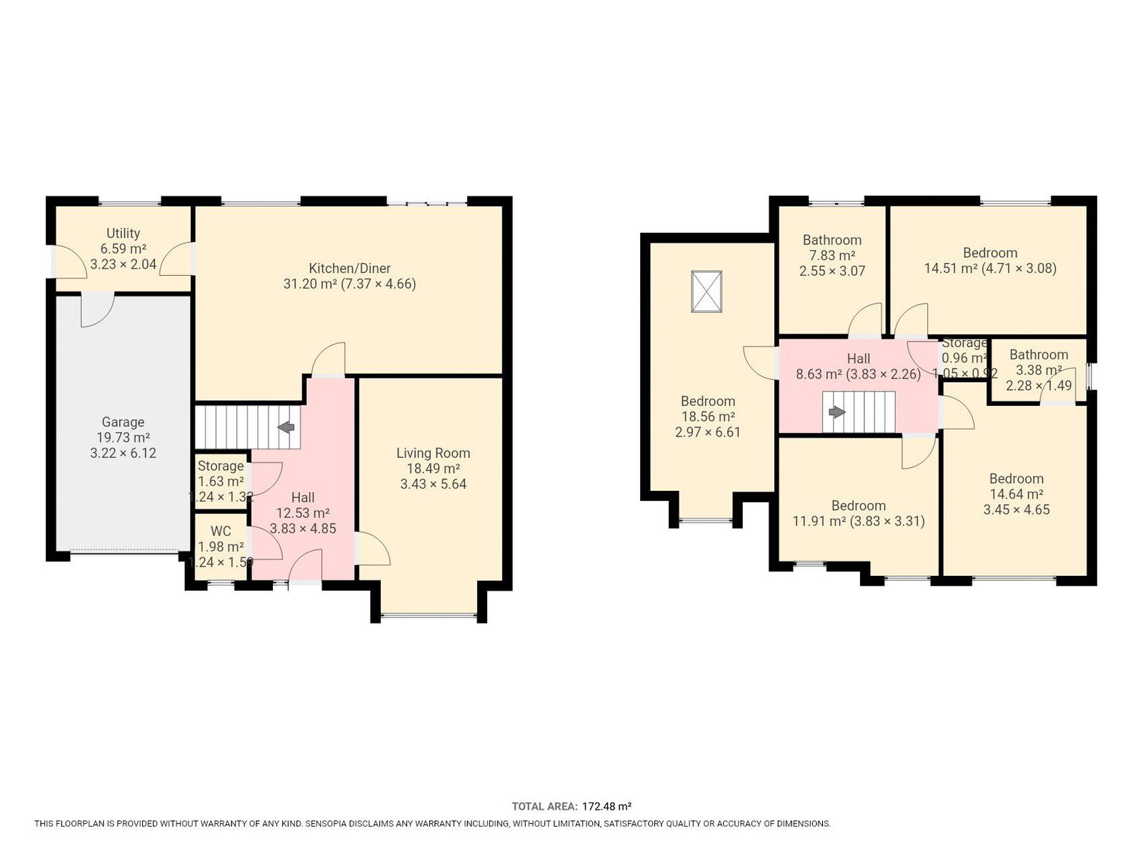 4, Orchard Grove, Worksop floorplan