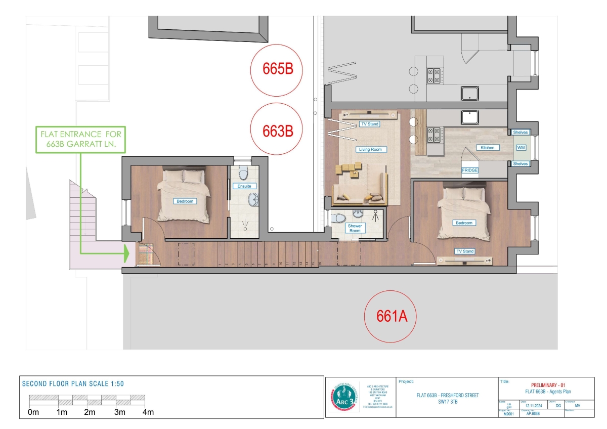 663B, Garratt Lane, London floorplan