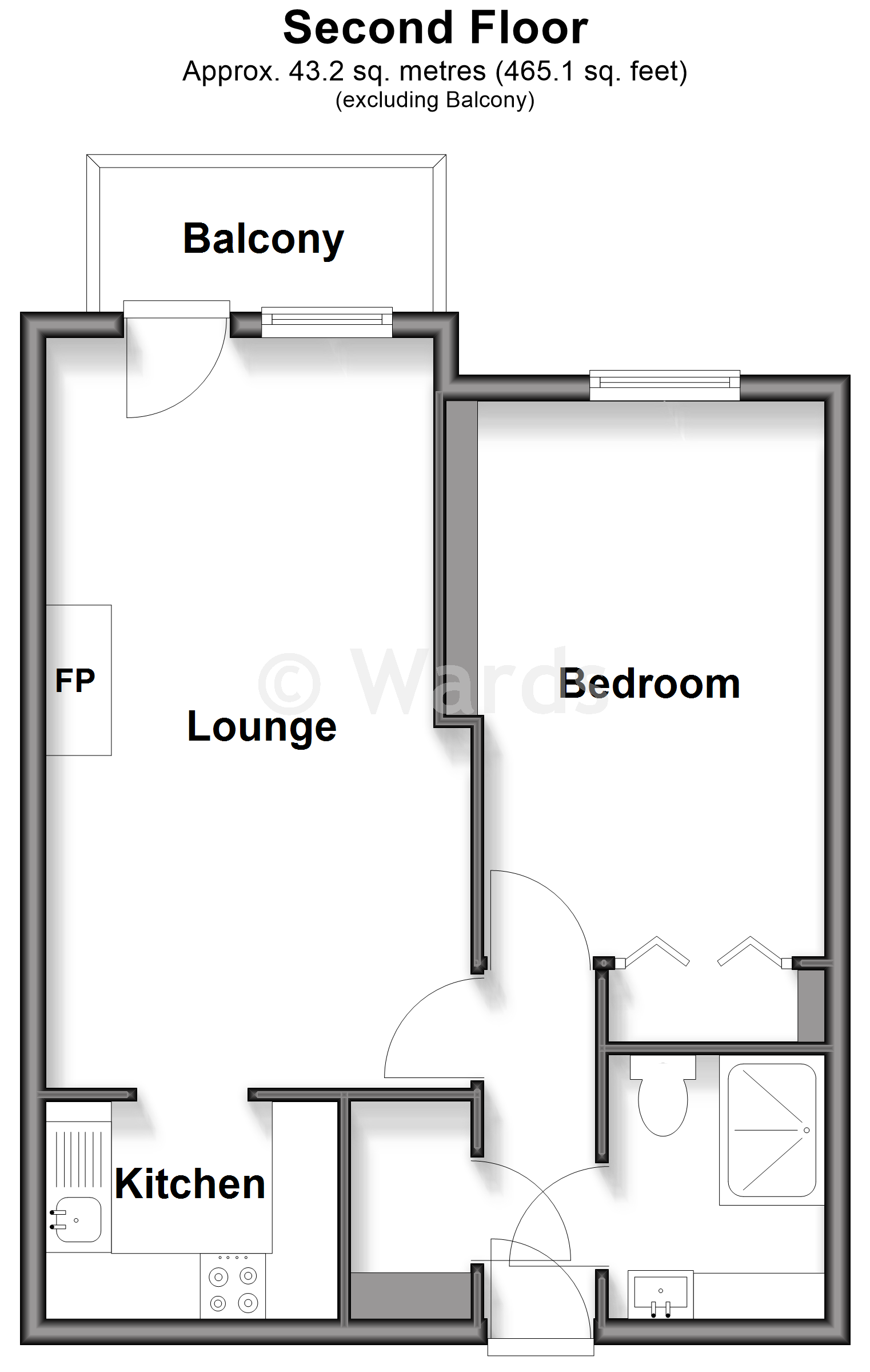 Captains Court, Stade Street, Hythe floorplan