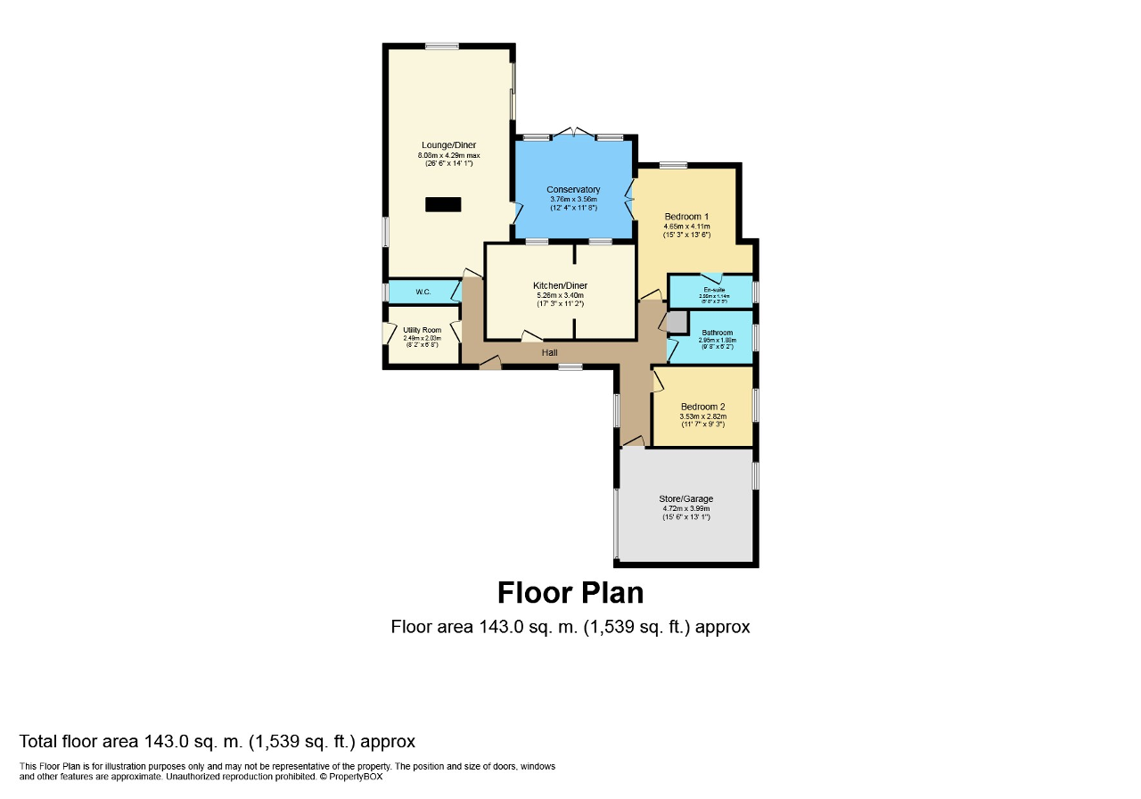 132a, Ramnoth Road, Wisbech floorplan