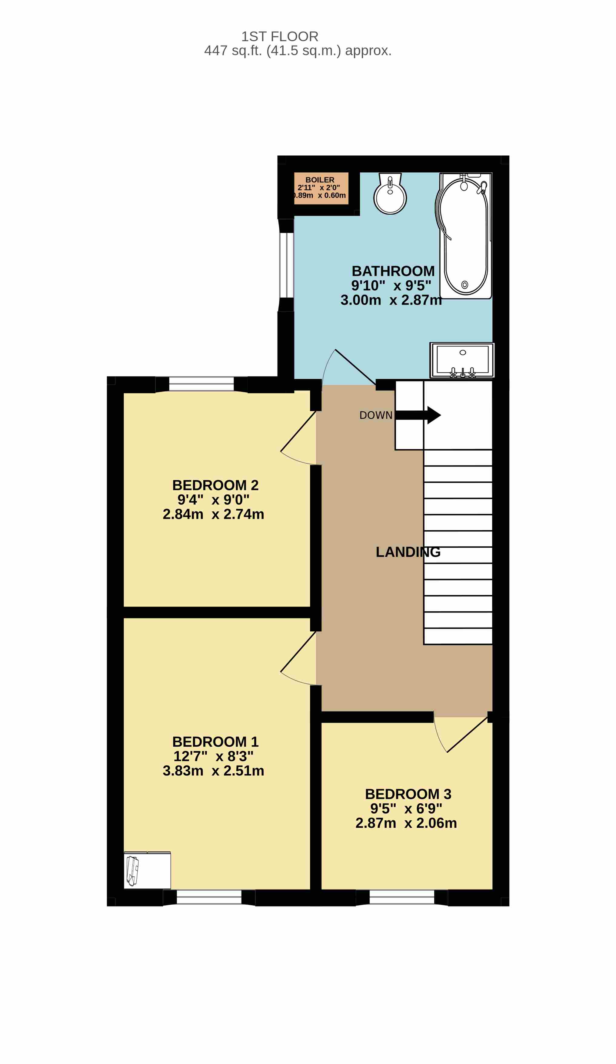 92, Trehafod Road, Pontypridd floorplan