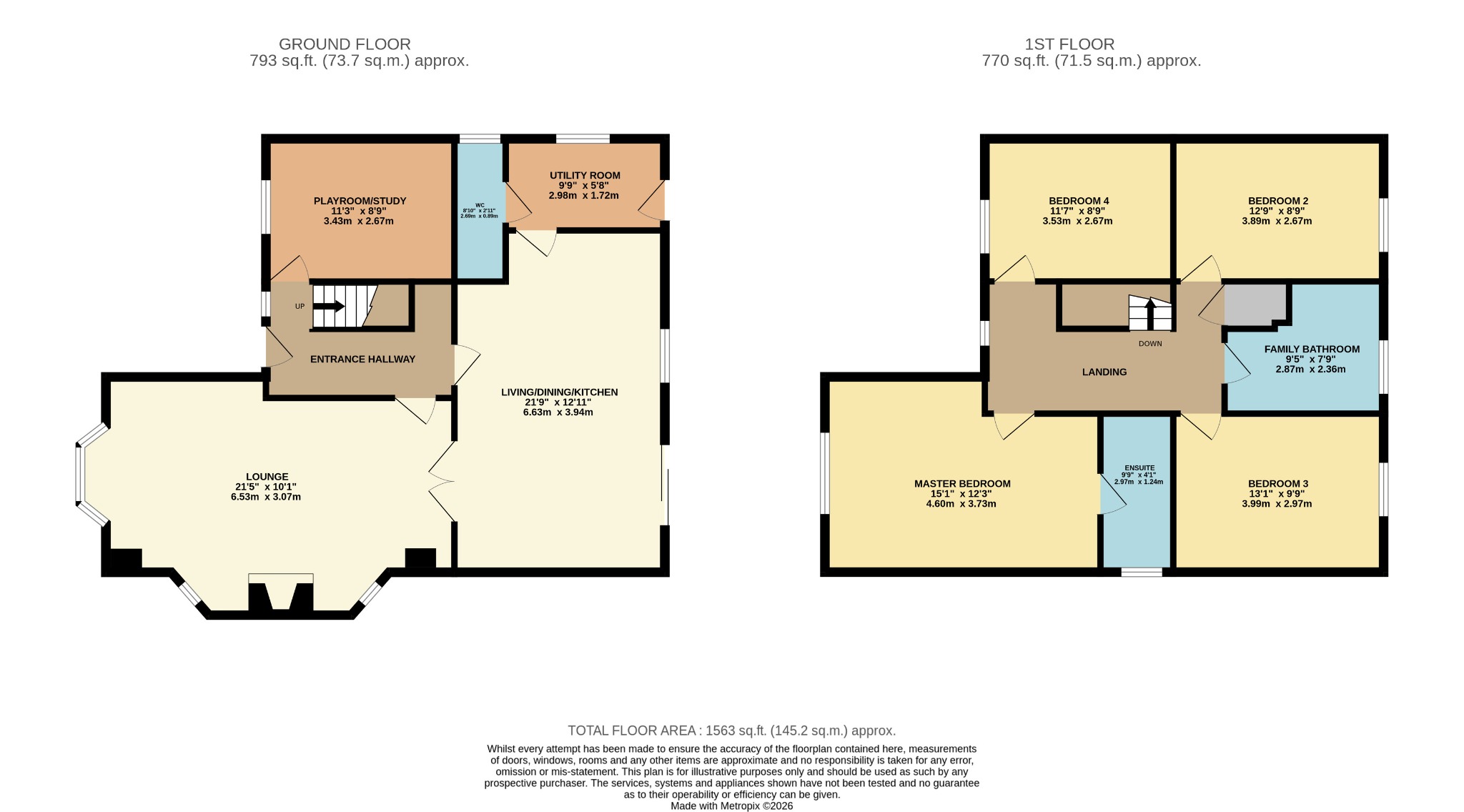 15 Chestnut Rise, Barrow-upon-humber, Lincolnshire floorplan