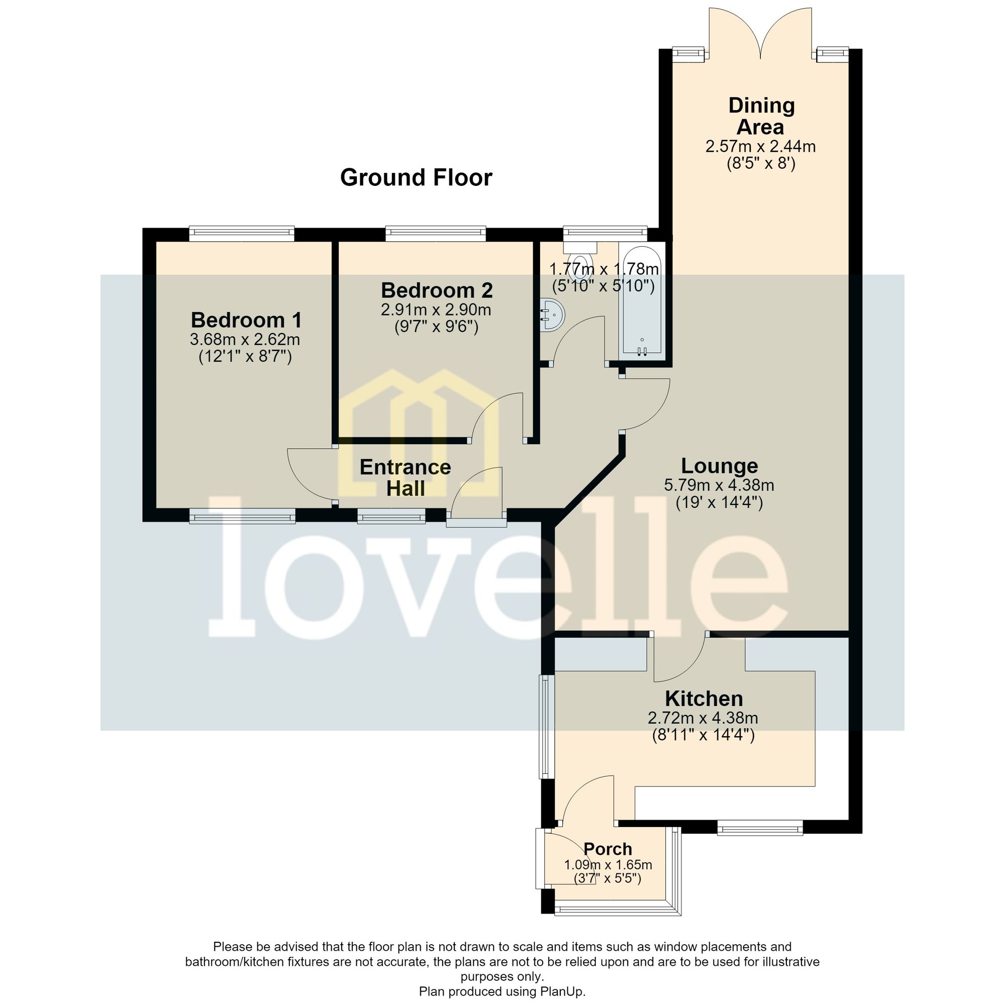 Conifers Bank End, Louth floorplan