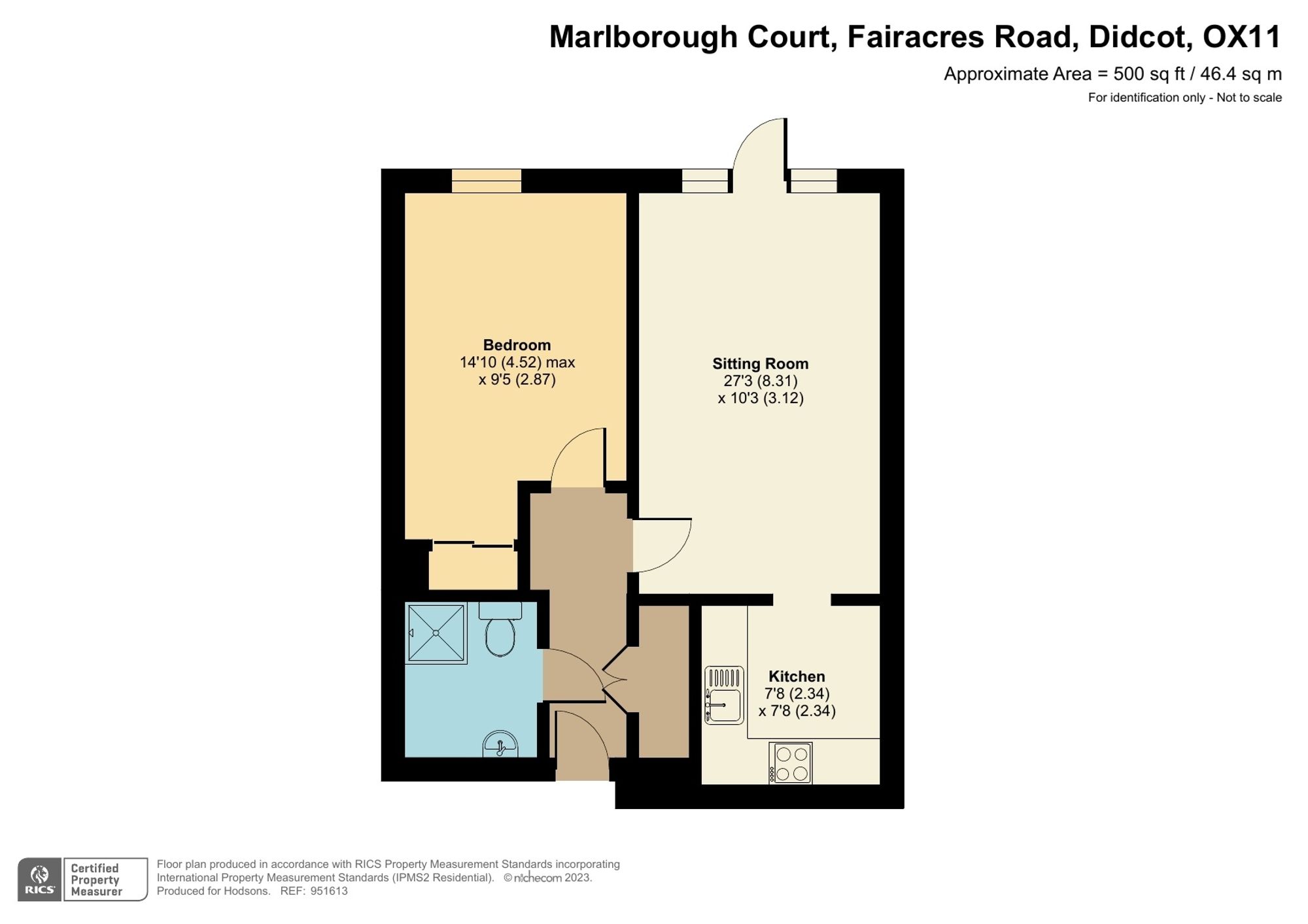 107 Fairacres Road, Didcot floorplan