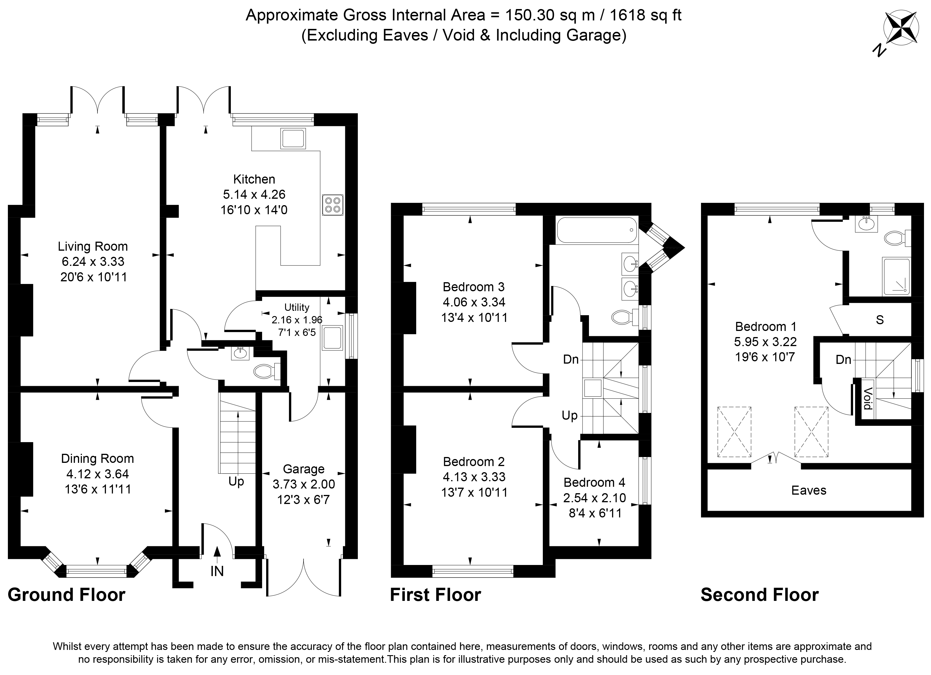 30, Meadway, Ashford floorplan