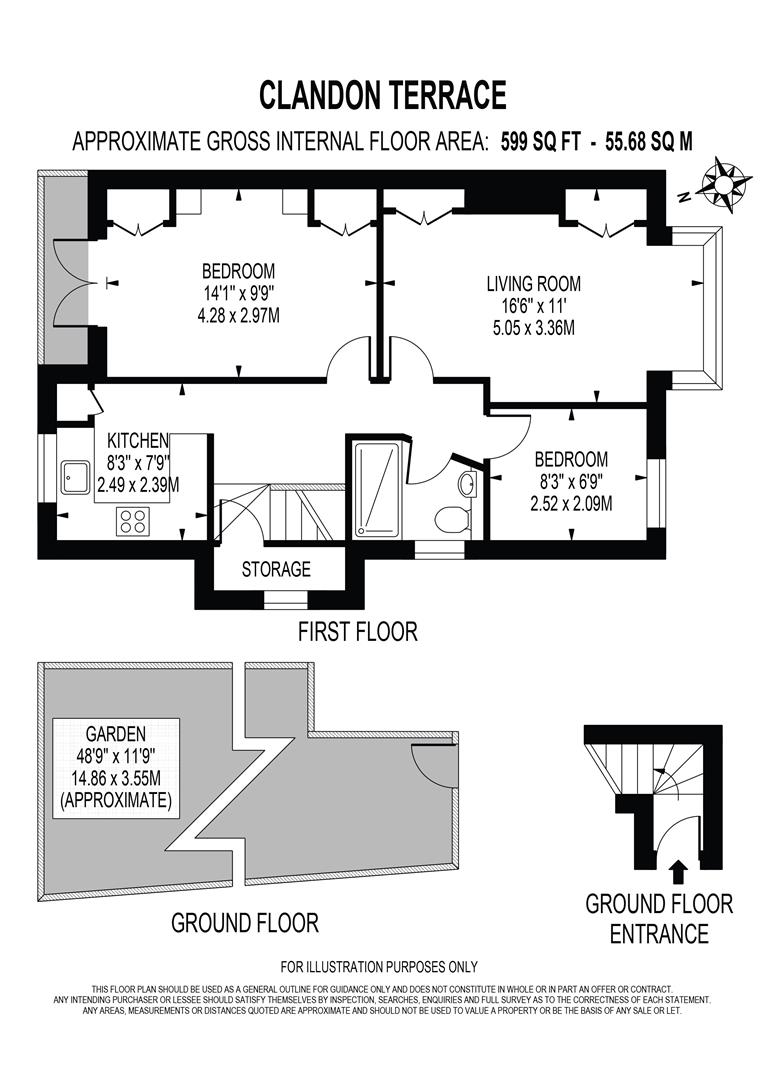 7a Clandon Terrace, 561 Kingston Road, Raynes Park floorplan