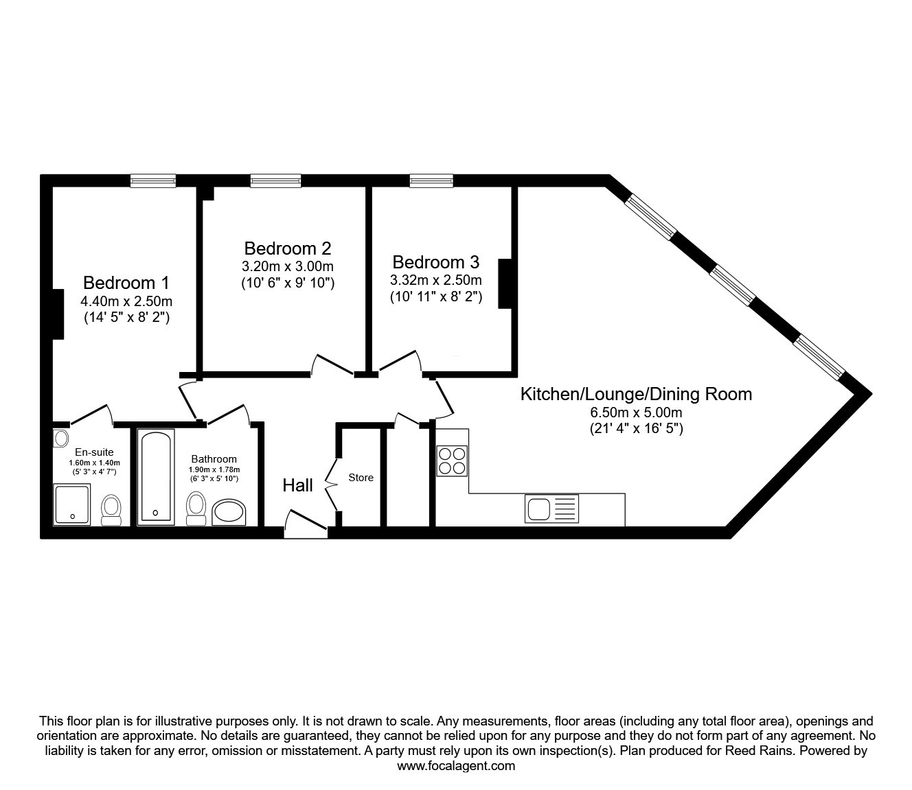 Apartment 39, Great Central, 2, Chatham Street, Sheffield floorplan