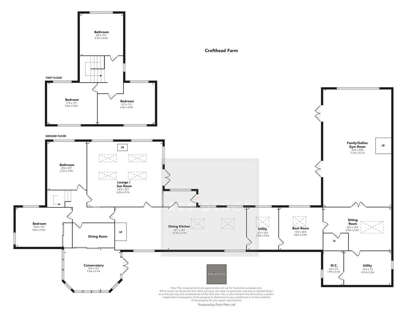 Crofthead Farm, Strathaven floorplan