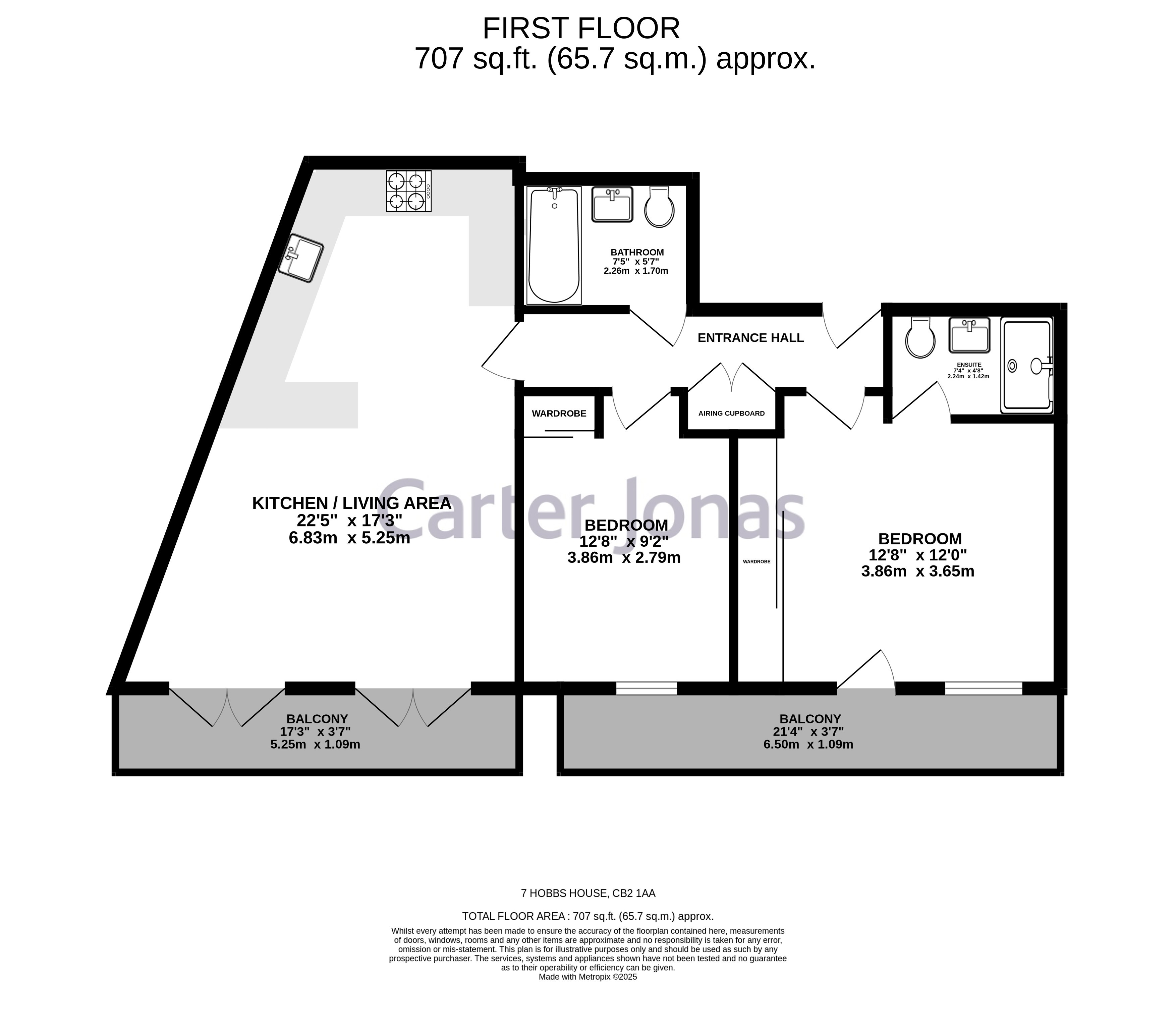 7, Hobbs House, Cambridge floorplan