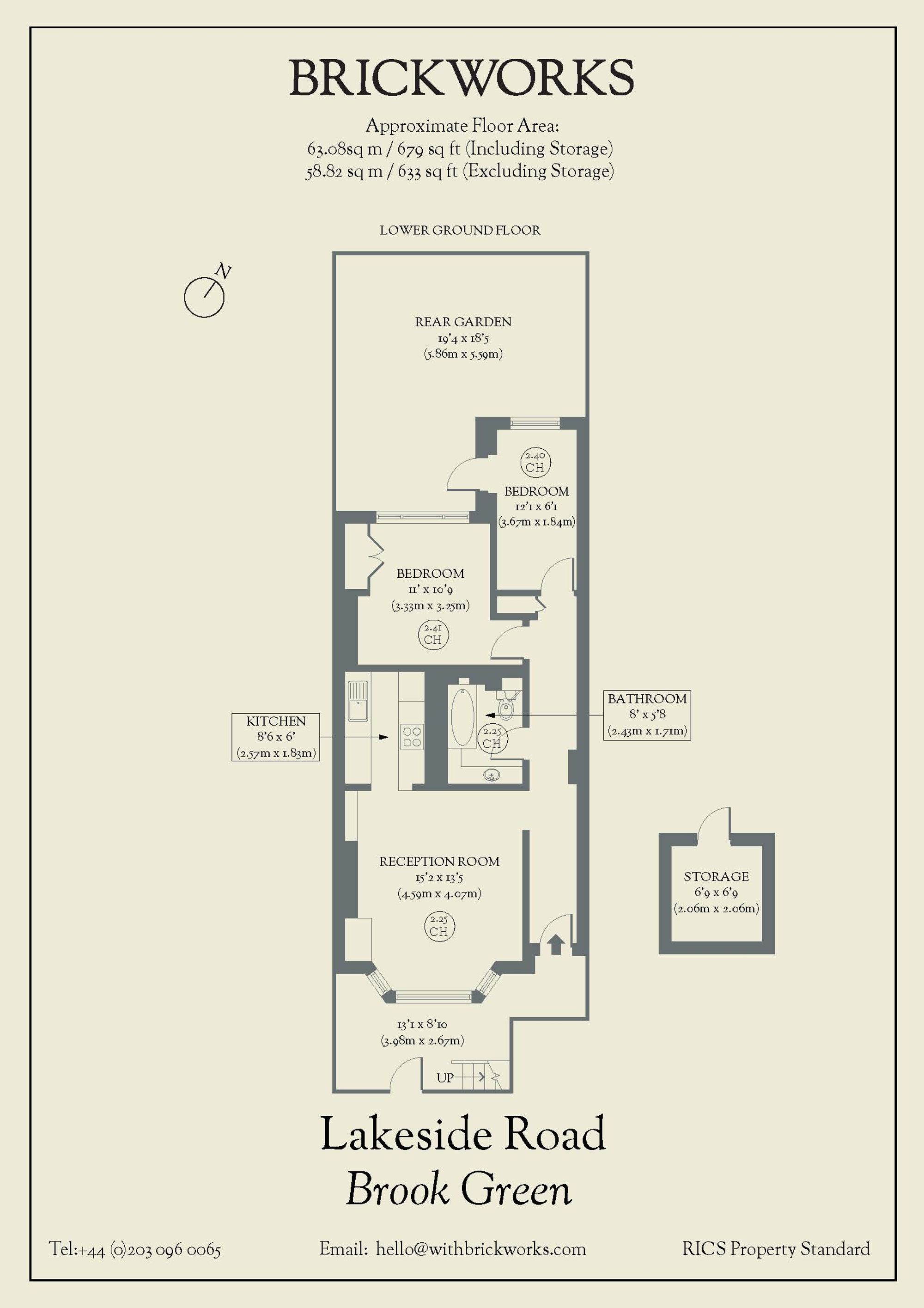 Flat A, 18 Lakeside Road, London floorplan