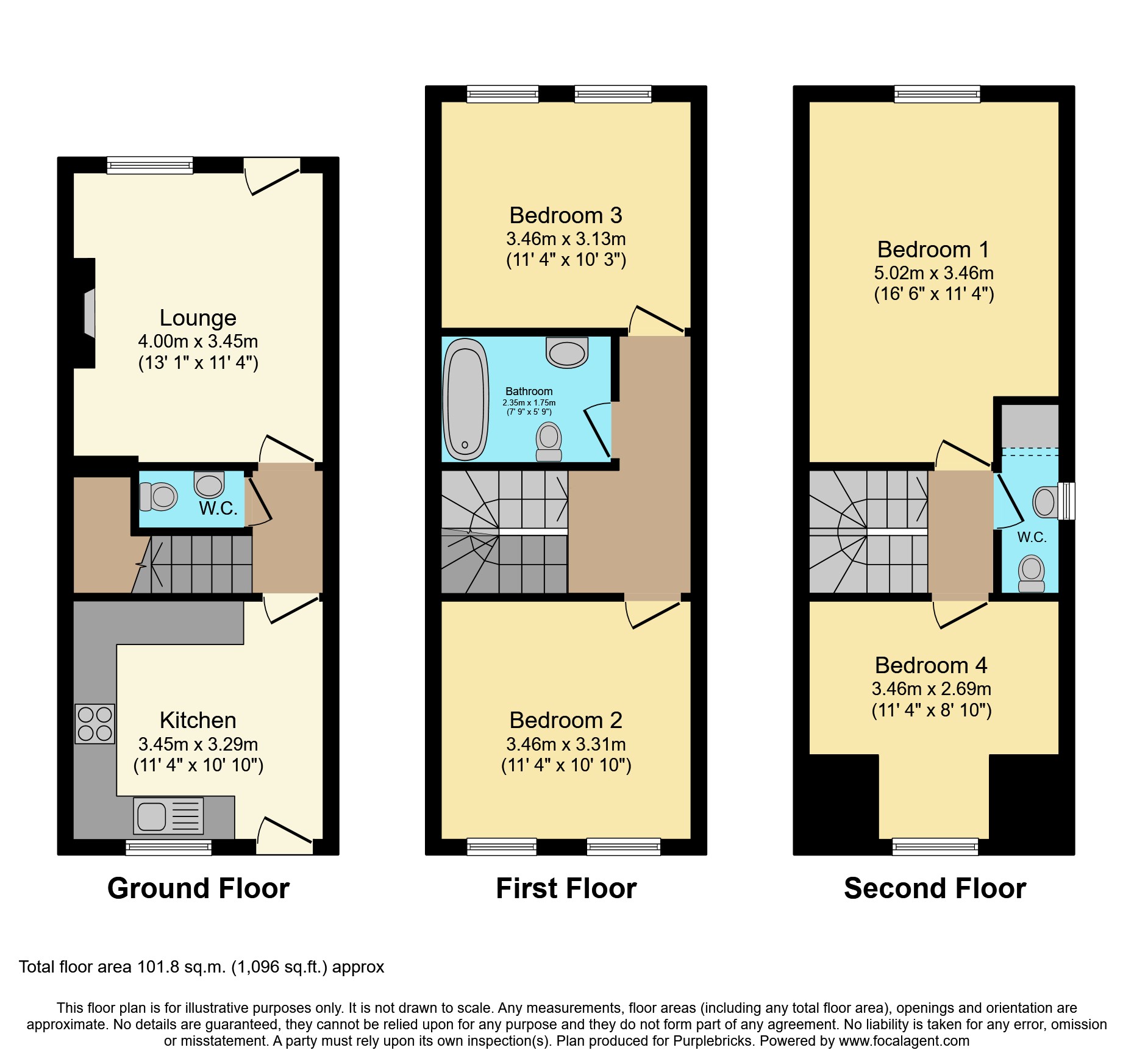 38, Chambers Street, Crewe floorplan
