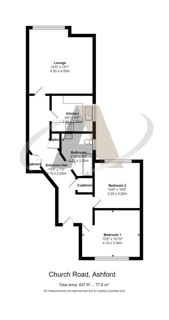 Church Road, Ashford floorplan