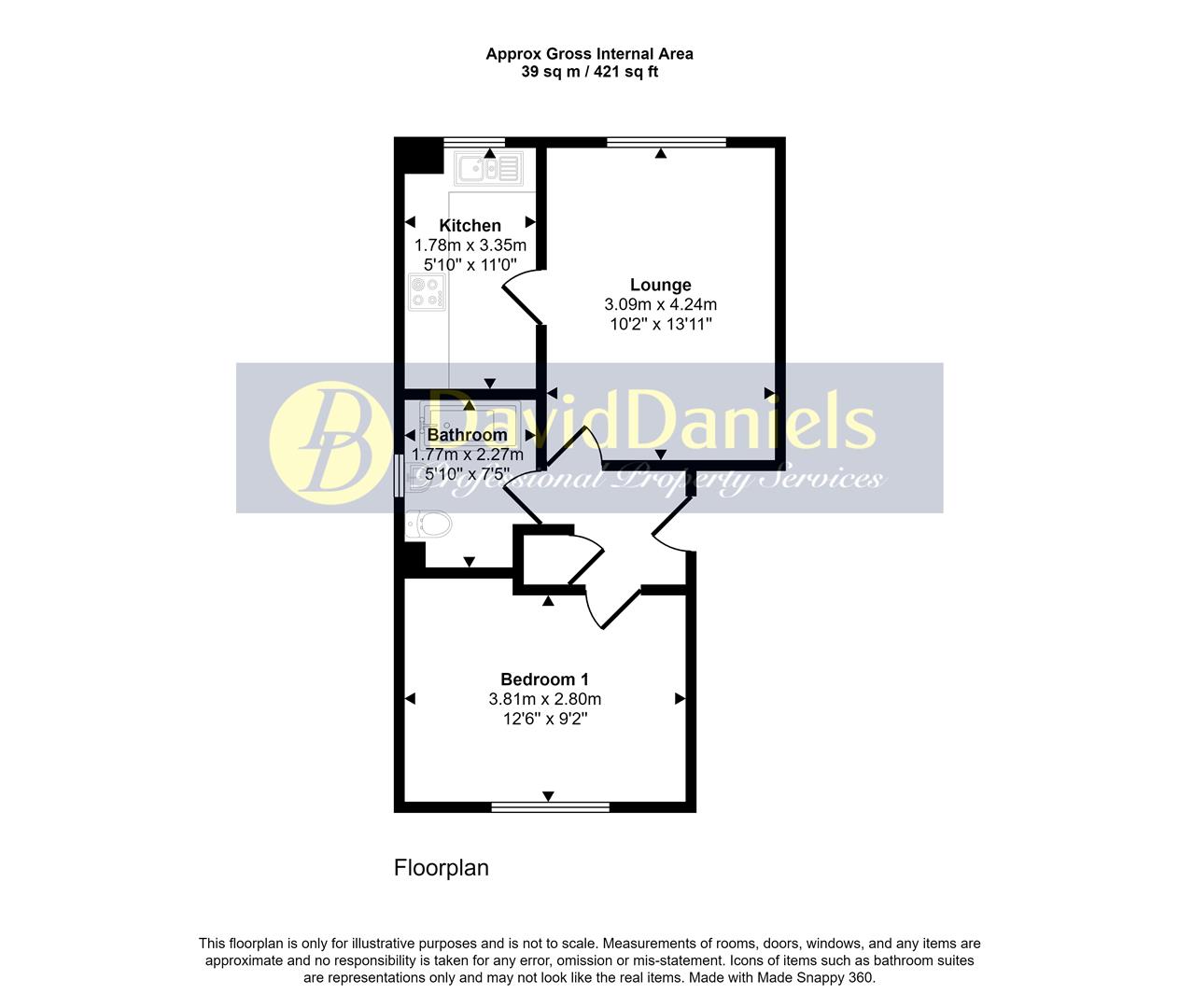 53, Alan Hocken Way, London floorplan