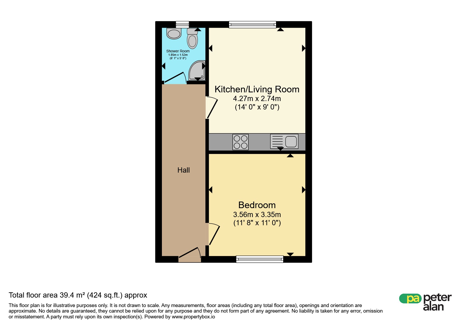 Flat 8, 31a, Commercial Road, Newport floorplan