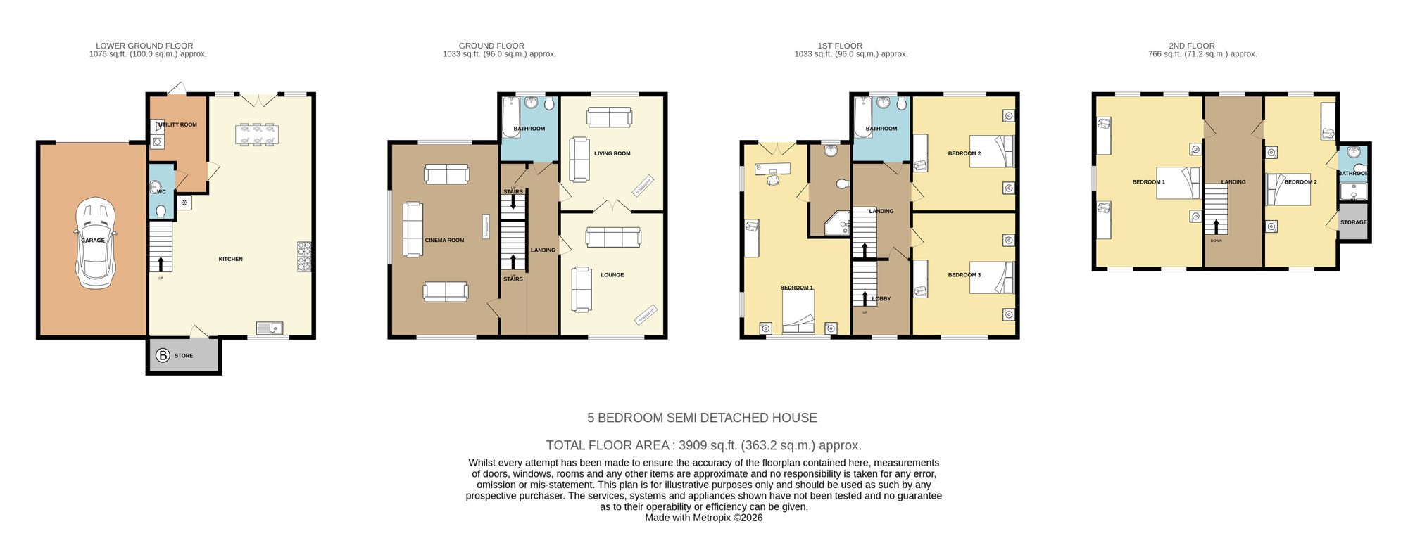 18 New Lane, Halifax floorplan