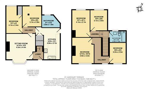 Harcourt Terrace, Oxford floorplan