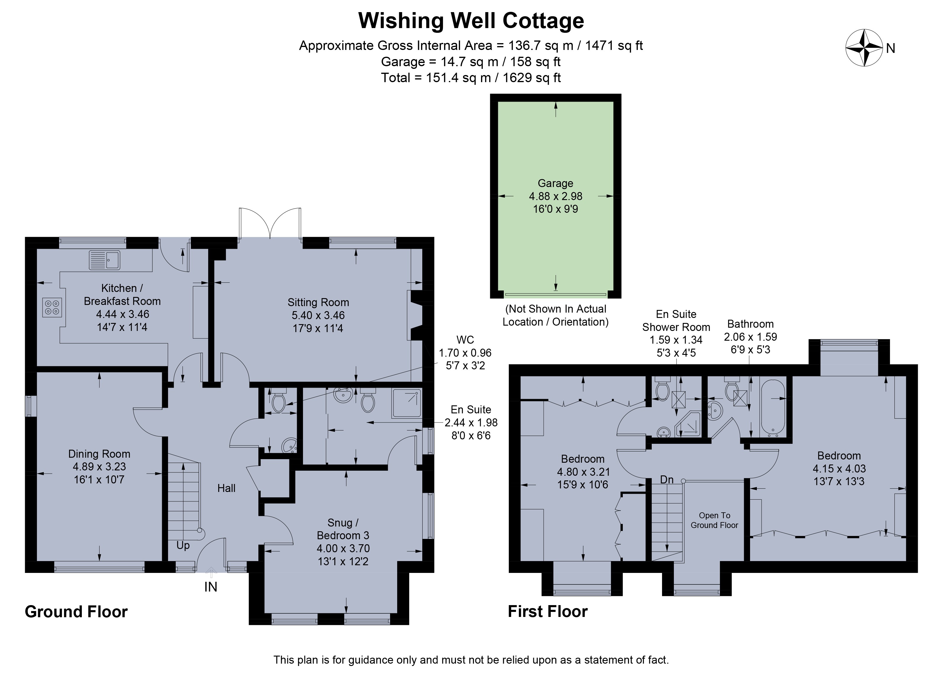 Wishing Well Cottage,, High Street, Inkberrow floorplan