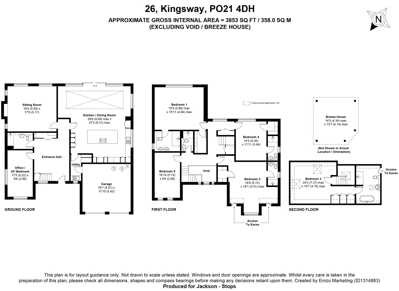 26, Kingsway, West Sussex floorplan