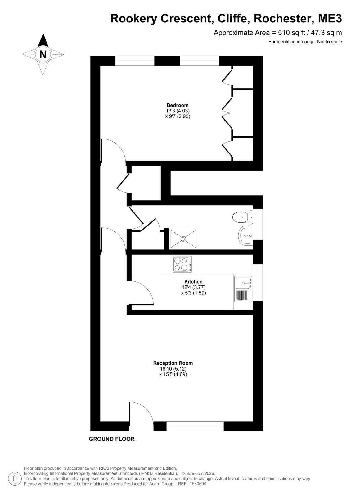 Rookery Crescent, Rochester floorplan