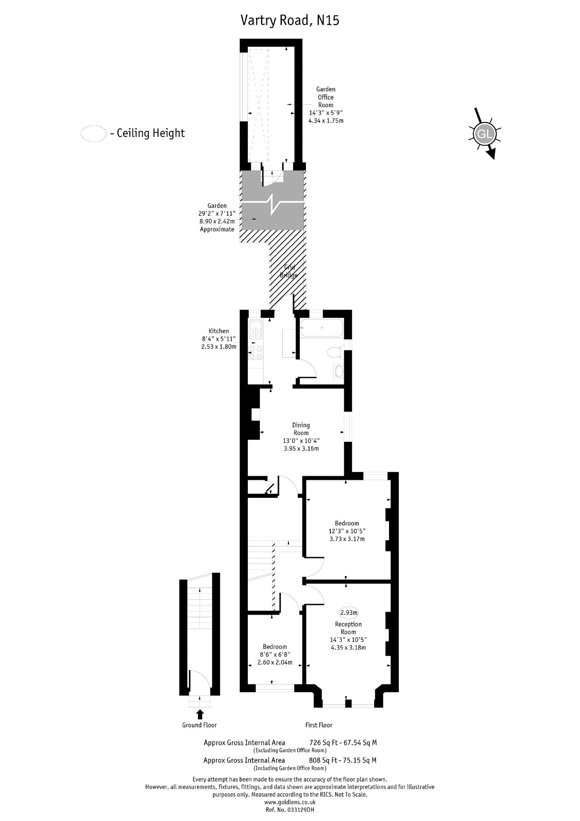 50, Vartry Road, London floorplan
