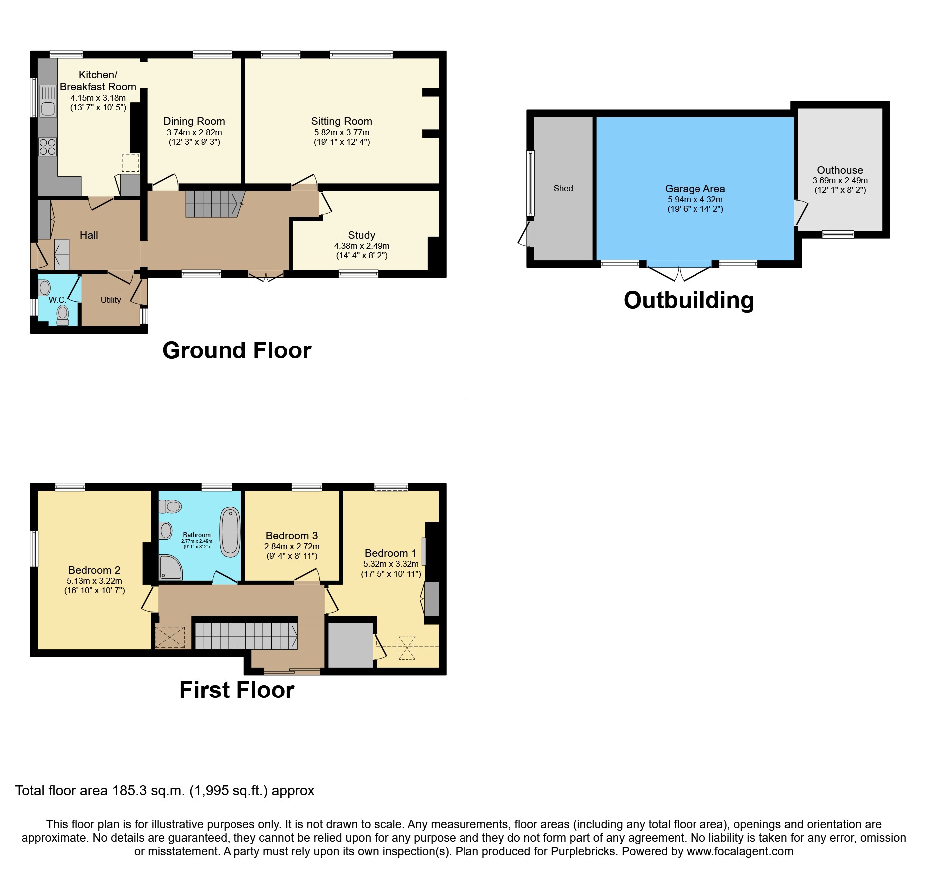 34, The Cliff, Blandford Forum floorplan