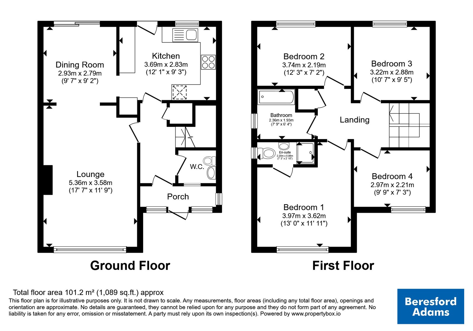 22, Llys Nercwys, Flintshire floorplan