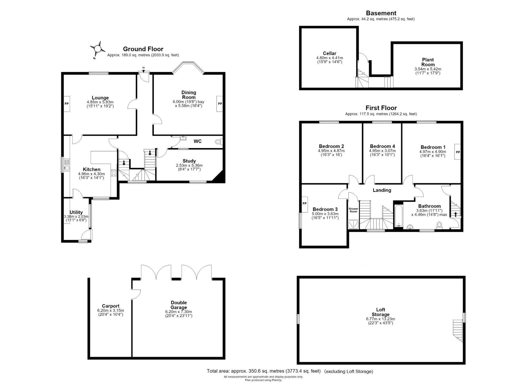 Haddockstones Farm Haddockstones, Harrogate floorplan
