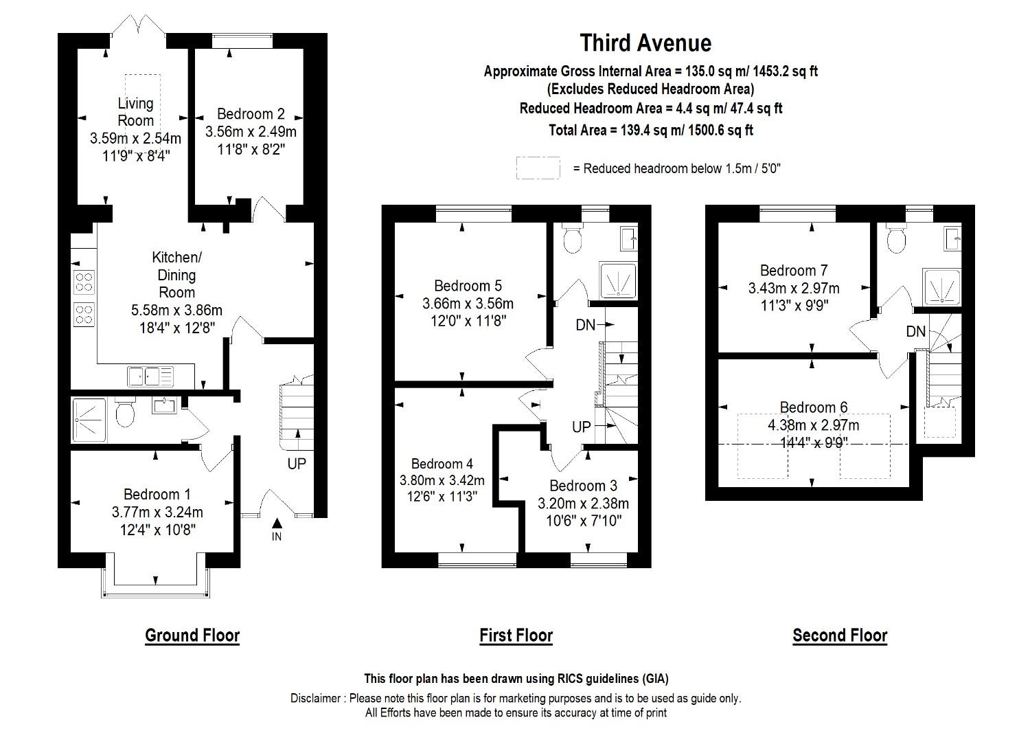 27, Third Avenue, Bristol floorplan