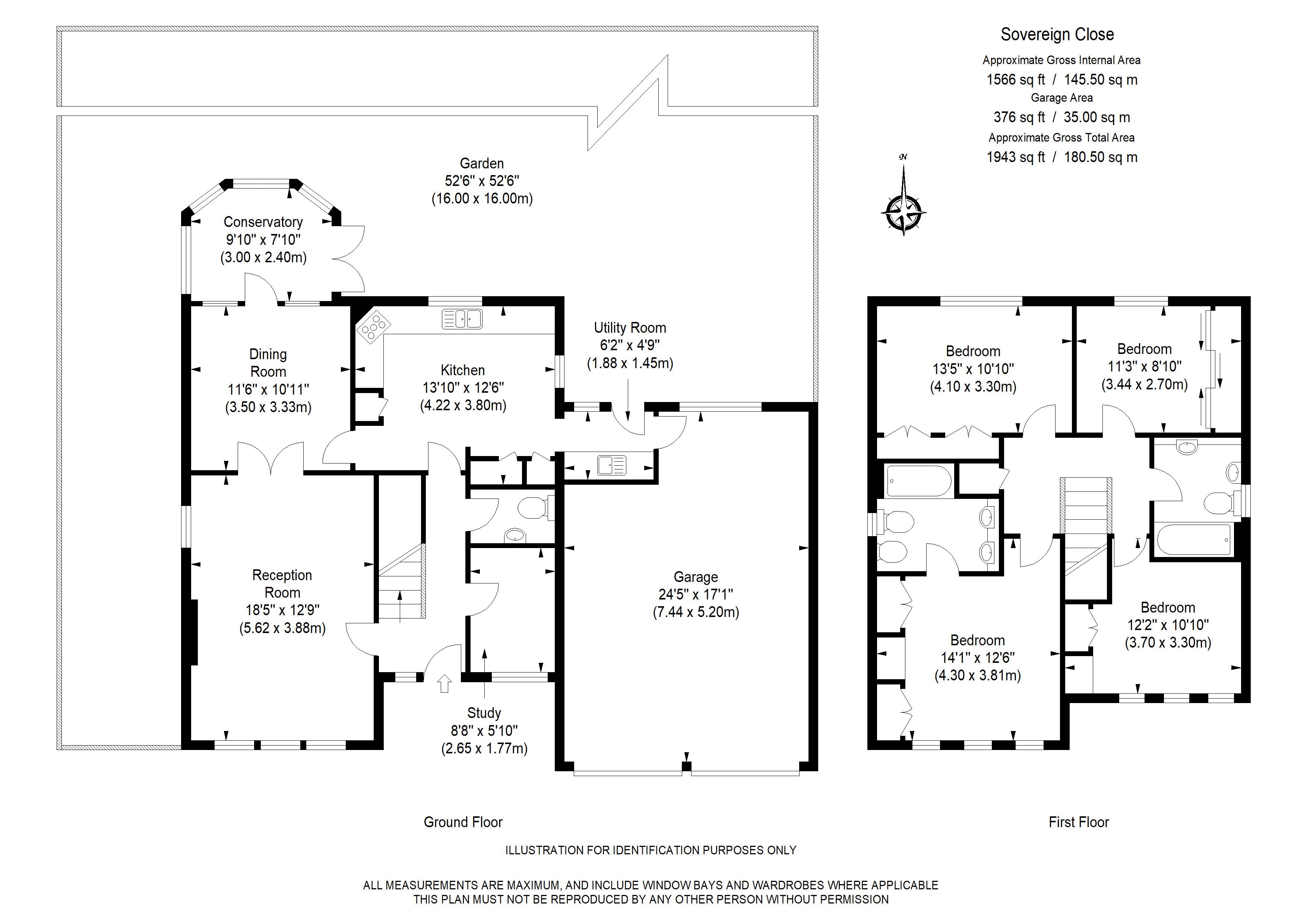 4, Sovereign Close, Purley floorplan