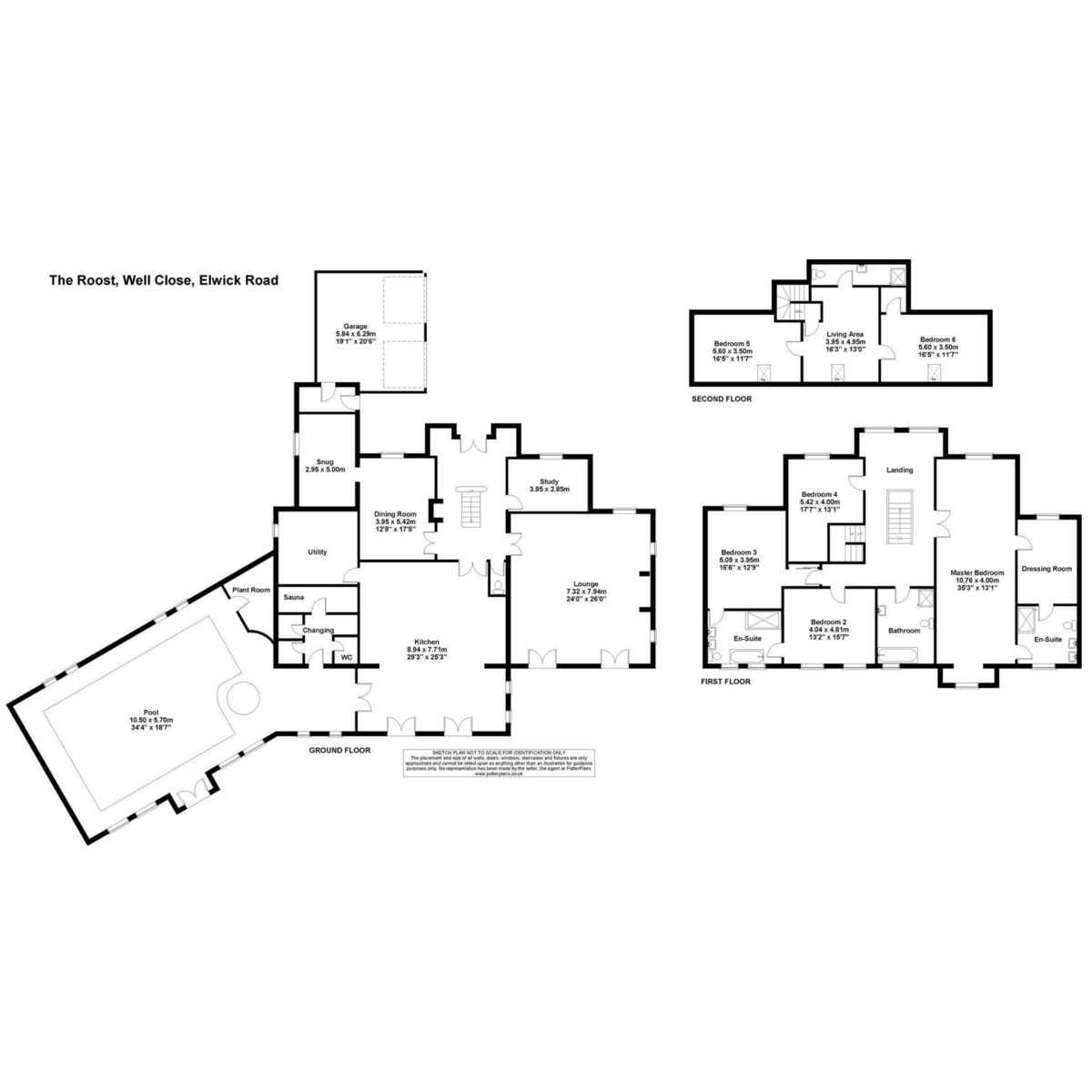 Flat The Roost, Well Close, Elwick Road, Hartlepool floorplan