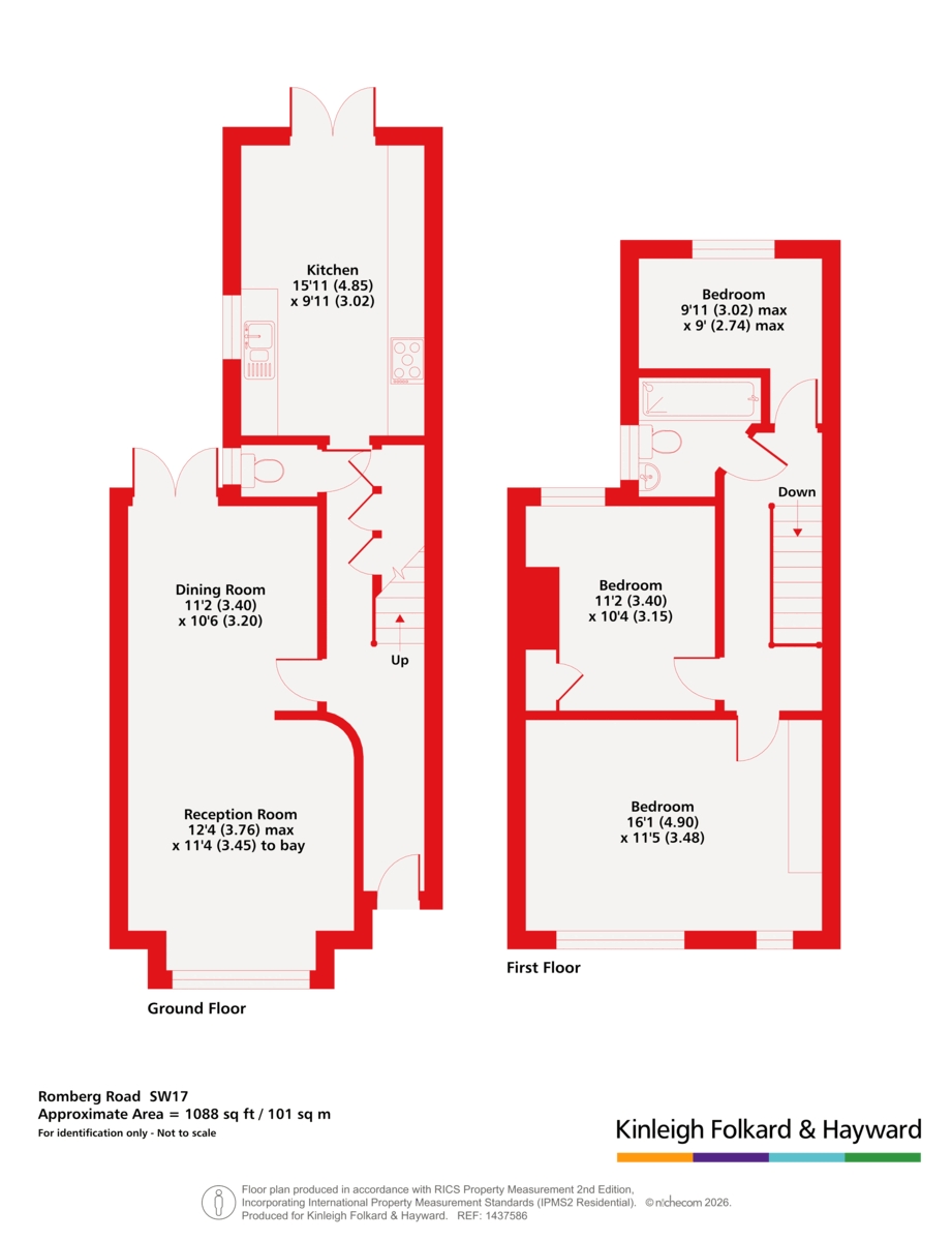 21, Romberg Road, London floorplan