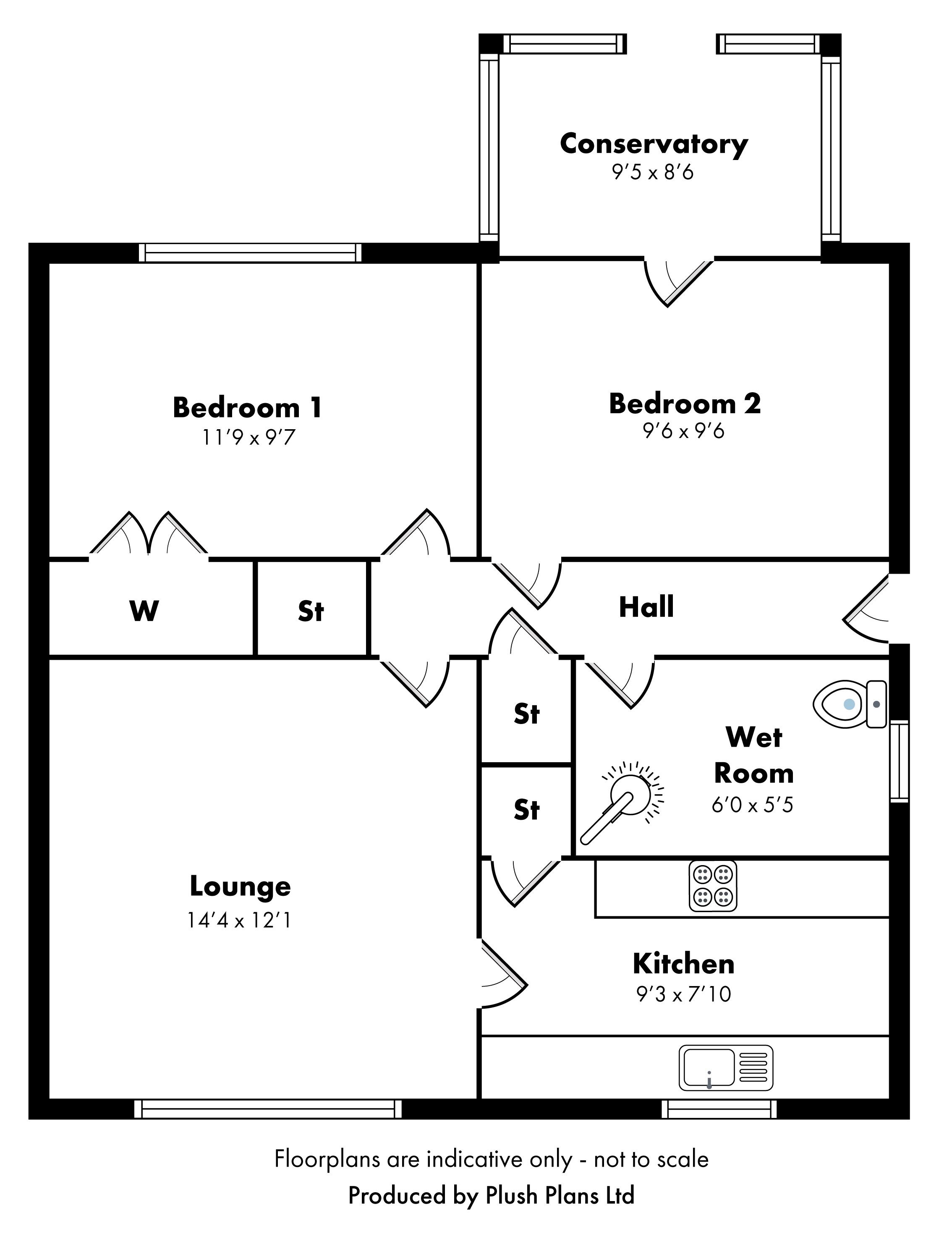 2 Bedrooms Semi-detached bungalow for sale in 37 Piper Road, Houston PA6