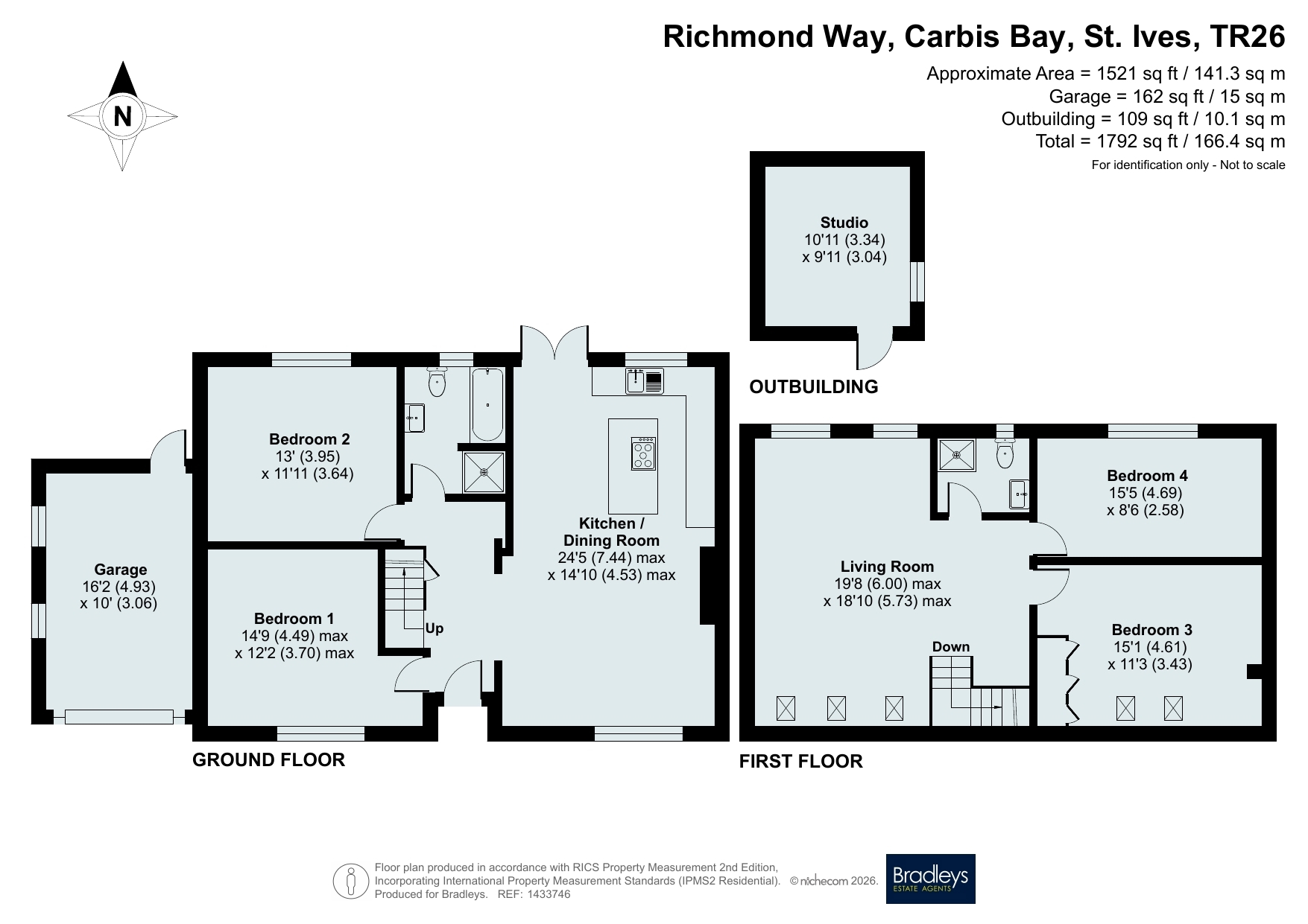 10, Richmond Way, St. Ives floorplan