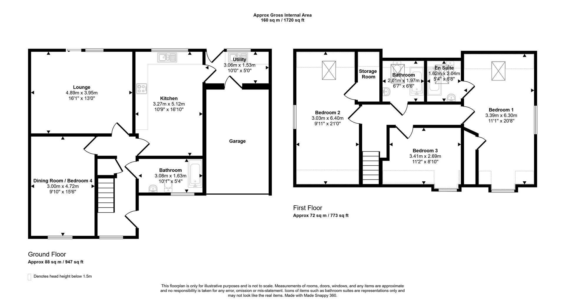 Middle House, 2 Church Close, Kilgetty floorplan