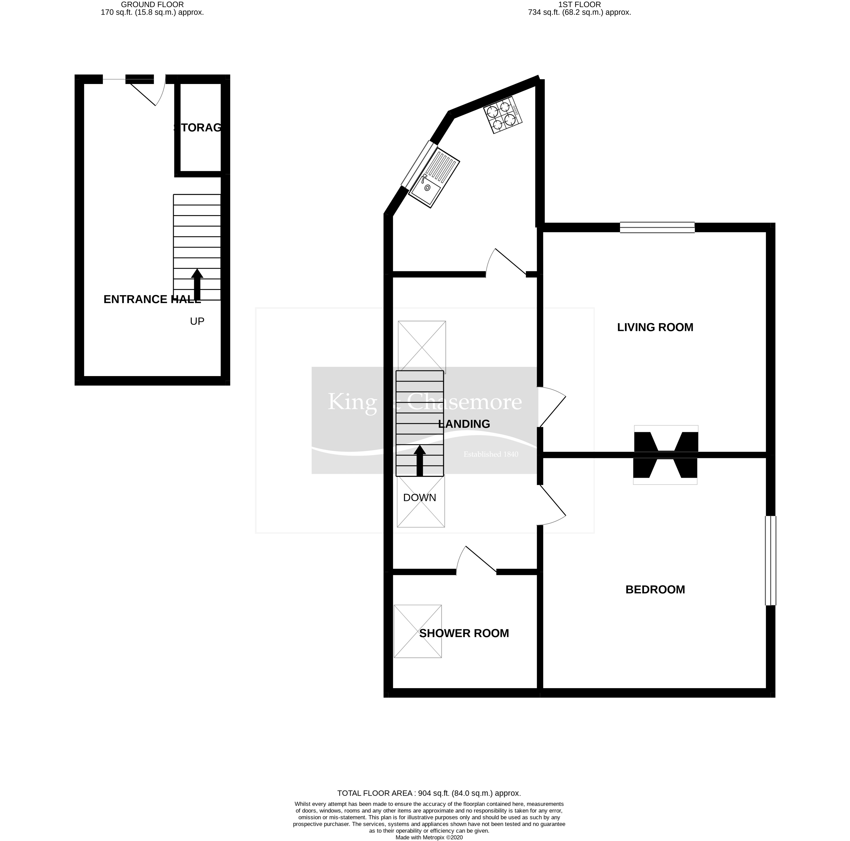 Flat, Midhurst floorplan