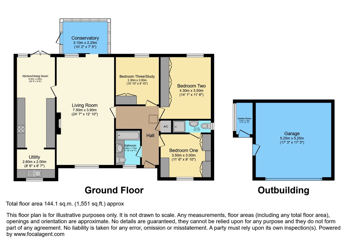 White Haven, The Bowling Green, Truro floorplan