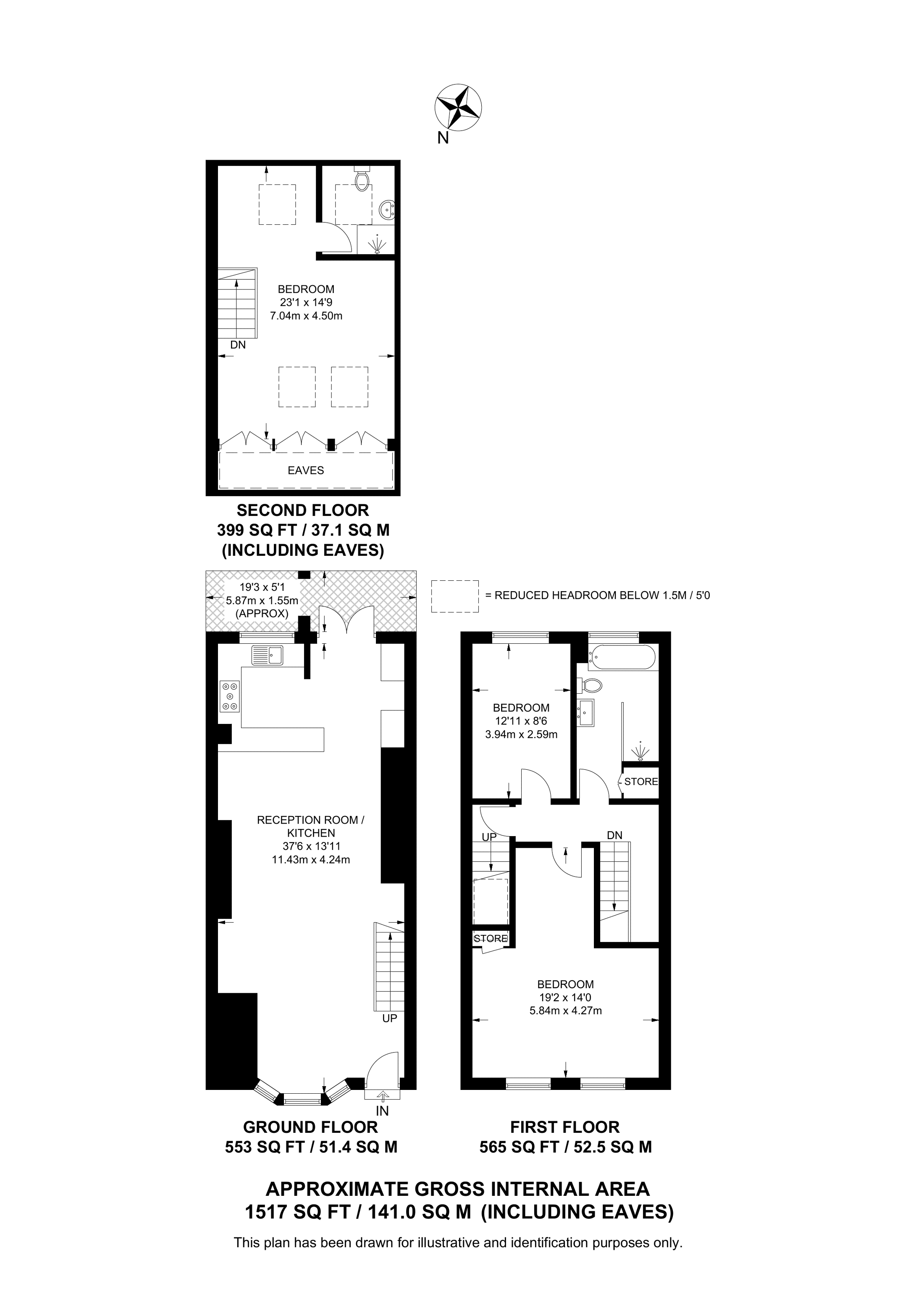 1, Brecon Road floorplan