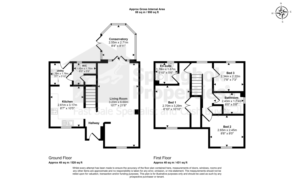 2, Cherry Tree Crescent, Sleaford floorplan