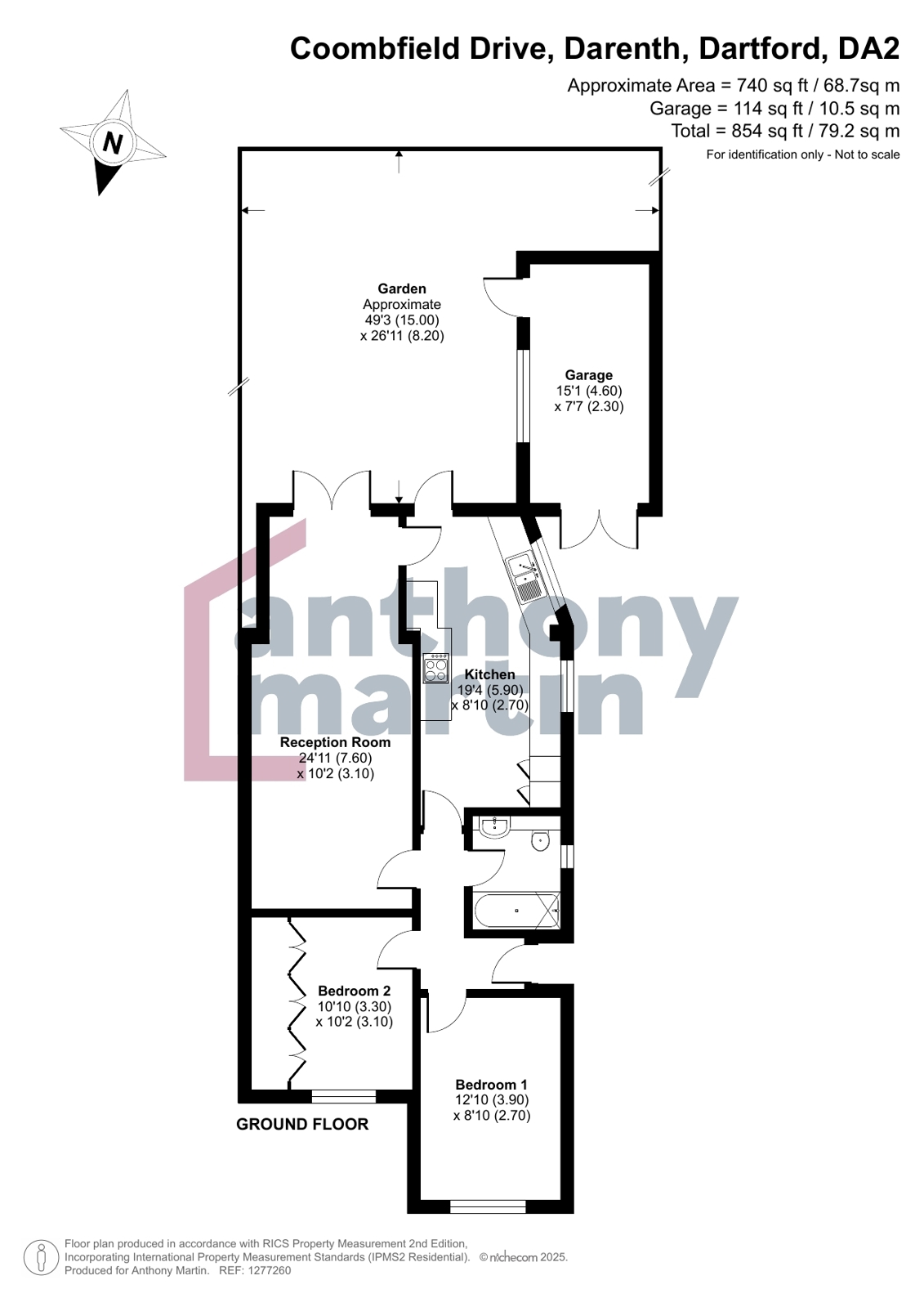 89, Coombfield Drive, Dartford floorplan