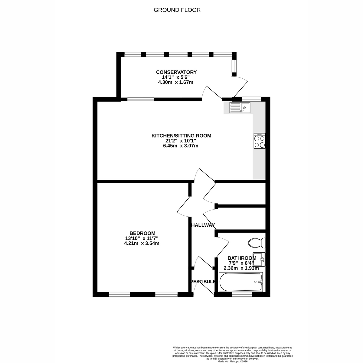 5, Munro Place, Conon Bridge floorplan