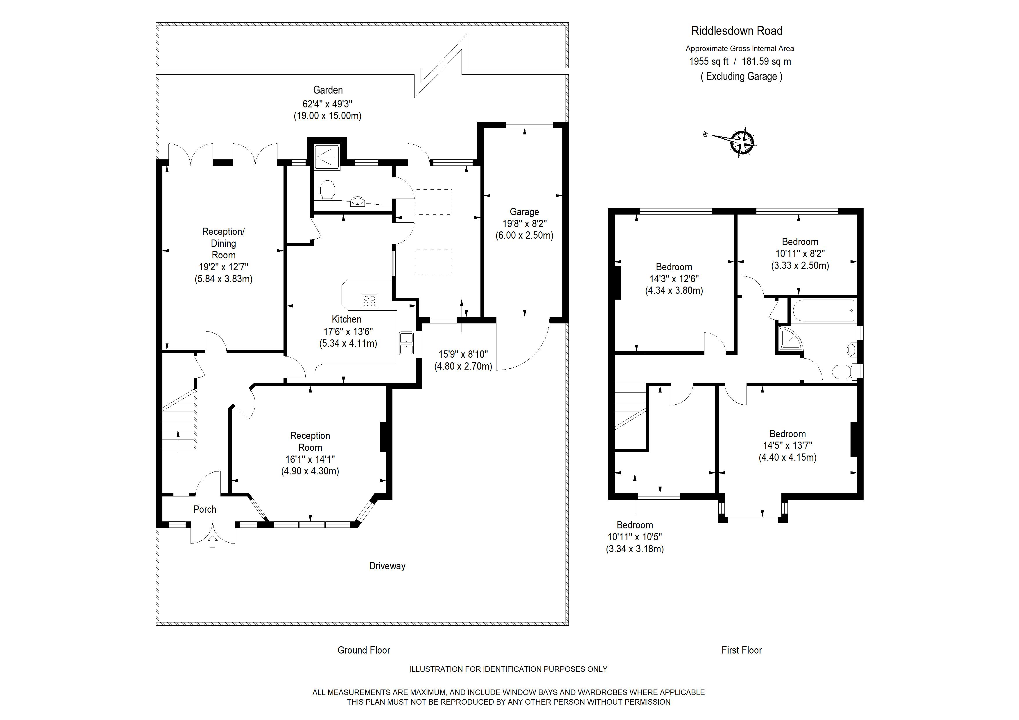 23, Riddlesdown Road, Purley floorplan