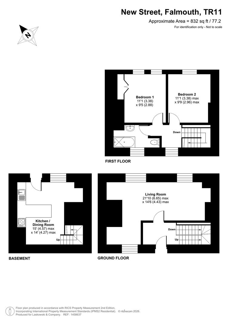 21, New Street, Falmouth floorplan