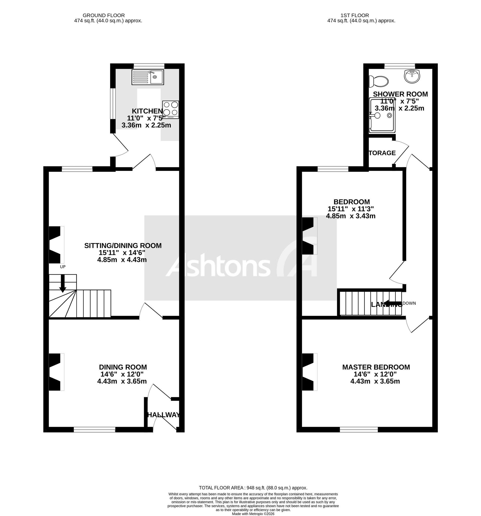 623 Bolton Road, Wigan floorplan
