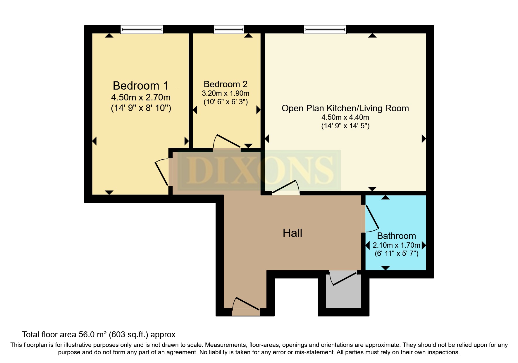 Flat 38, Abacus Building, 1, Warwick Street, West Midlands floorplan