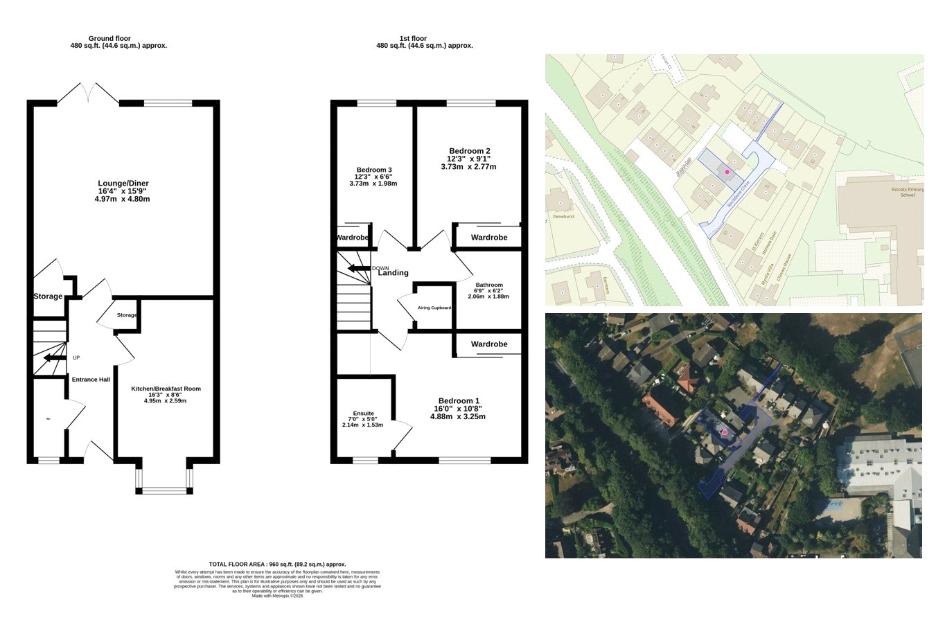 3, Rockdene Close, West Sussex floorplan