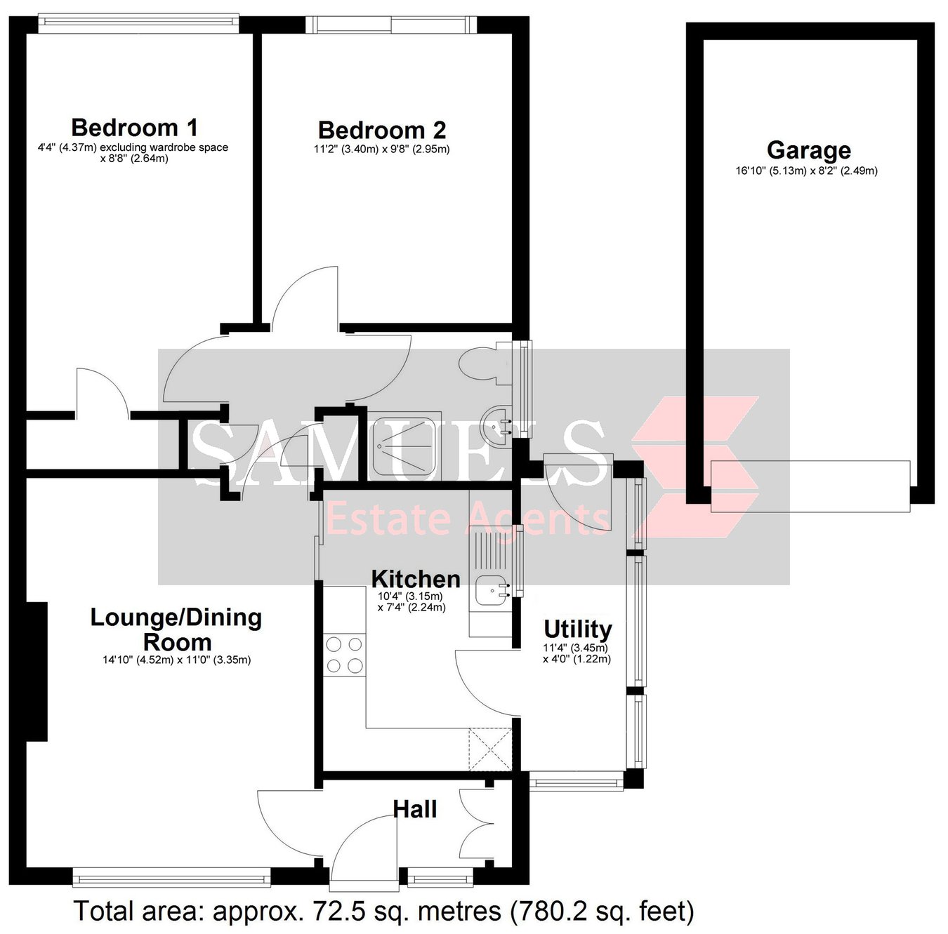11, Cleave Close, Exeter floorplan
