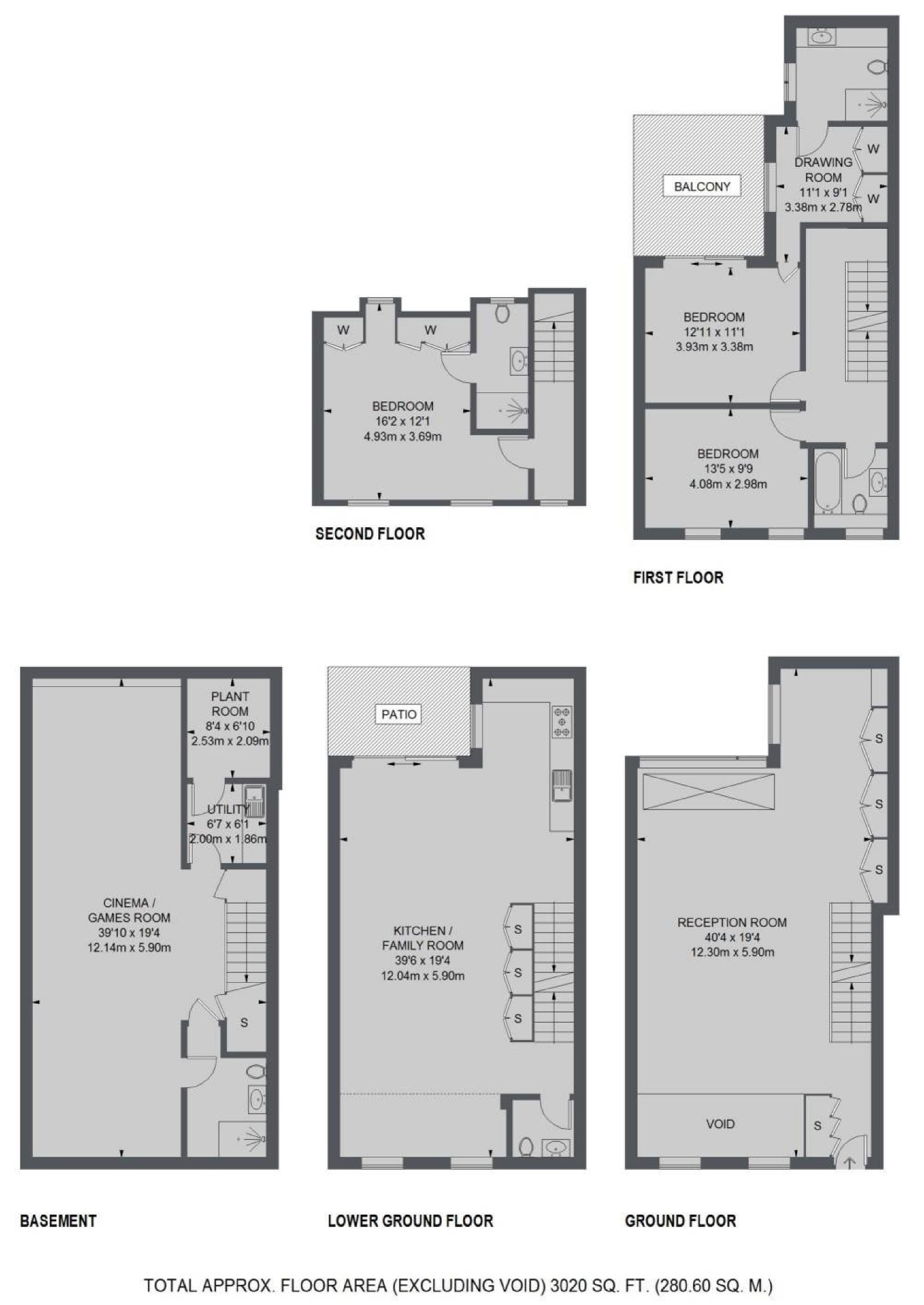 5, Bingham Place, London floorplan