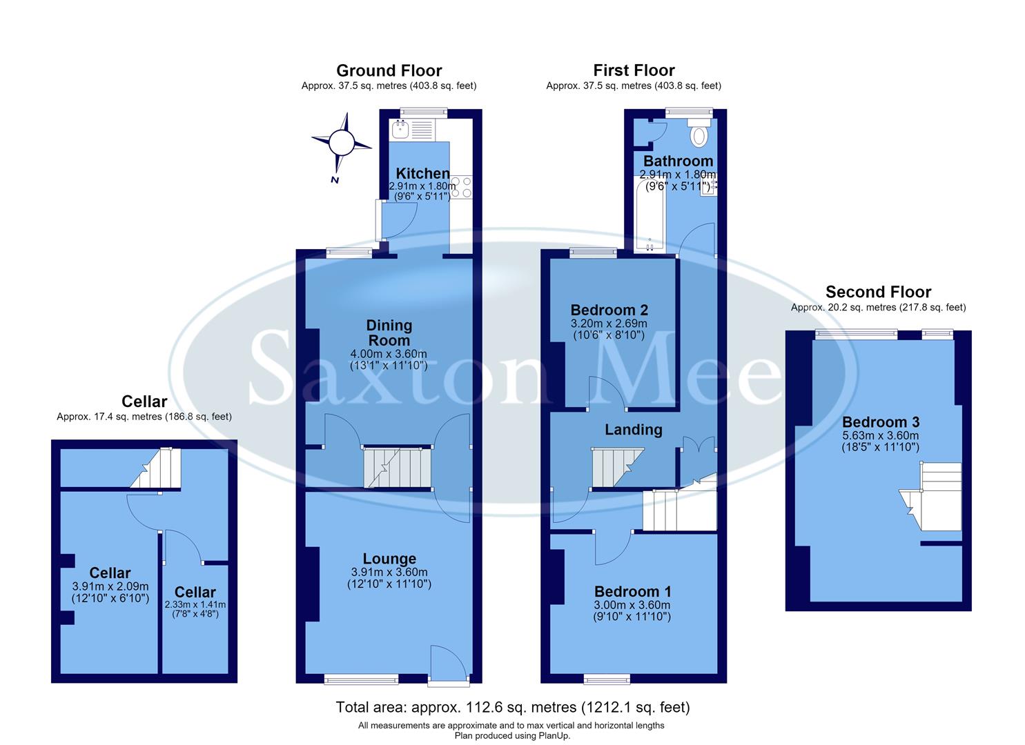 214, Green Road, Sheffield floorplan