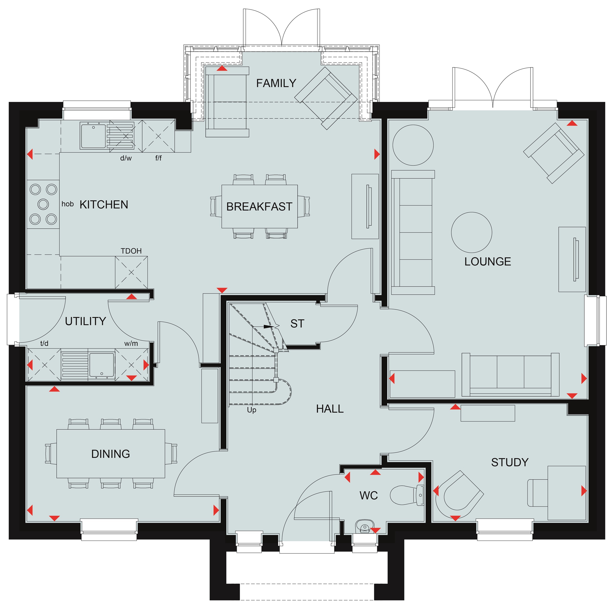 HA572110, Ivison Way, Curborough, Lichfield floorplan