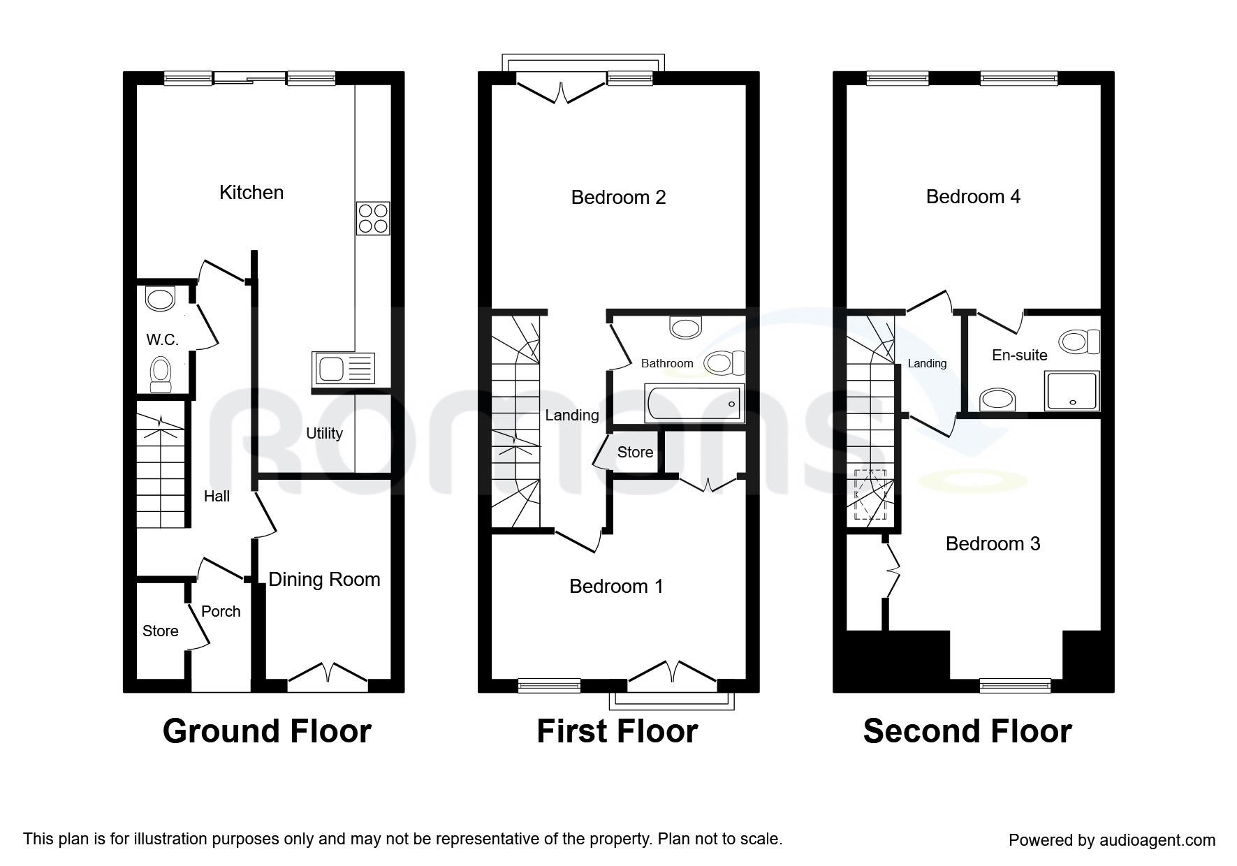 4, Red Lion Lane, Bath floorplan